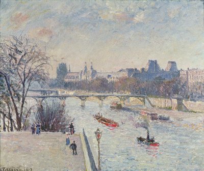 Der Louvre, 1902 von Camille Jacob Pissarro